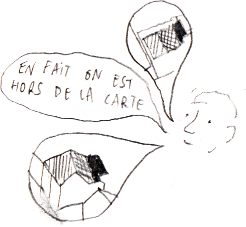 on est hors de la carte